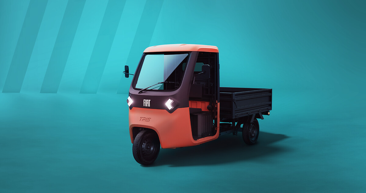 FIAT TRIS First Look: Can a Three-Wheeled EV Make City Deliveries Easier?
